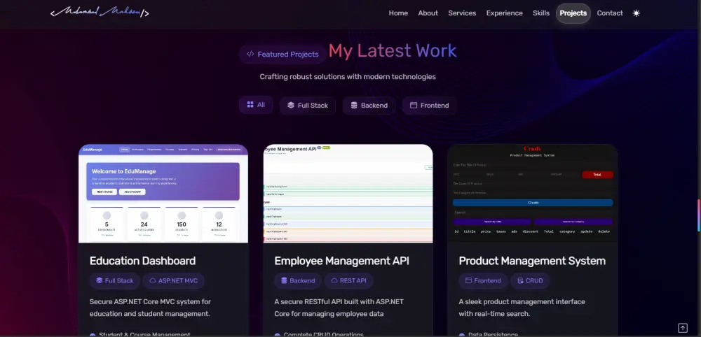 تصميم وتطوير مواقع ويب احترافية باستخدام HTML وCSS وJavaScri