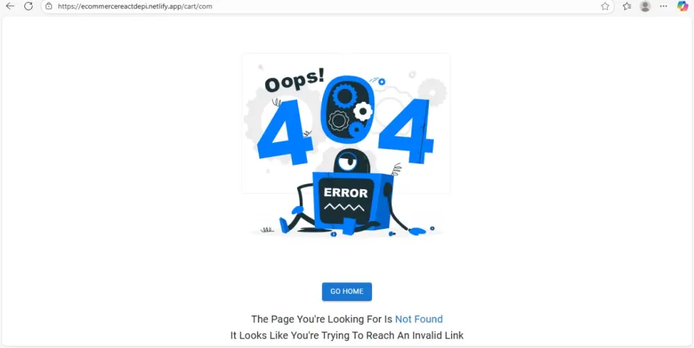 تصميم وتنفيذ موقع E-Commerce احترافي مع نظام تسجيل دخول وتسجيل جديد (Login & SignUp) باستخدام React و javaScript