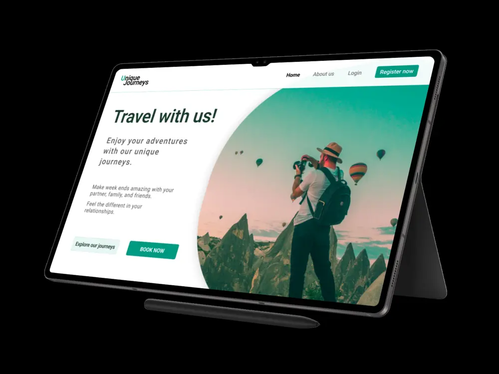 تصميم واجهة مستخدم ويب احترافية وتصميم تجربة مستخدم تحقق أهداف موقعك