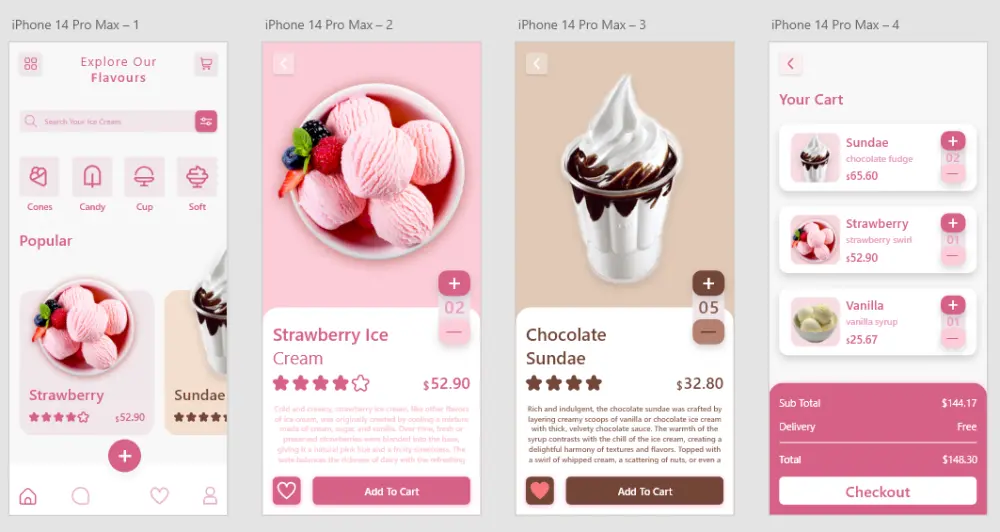 تصميم وجهات UIUX محترفة للويب والموبايل