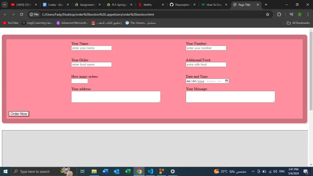 تحويل تصميمك إلى صفحة ويب متجاوبة باستخدام html-css