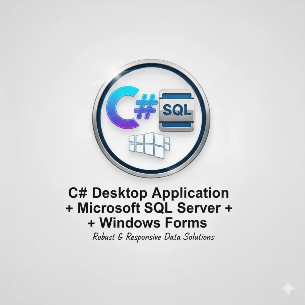 تطبيق سطح مكتب c# +ms sql server + winforms