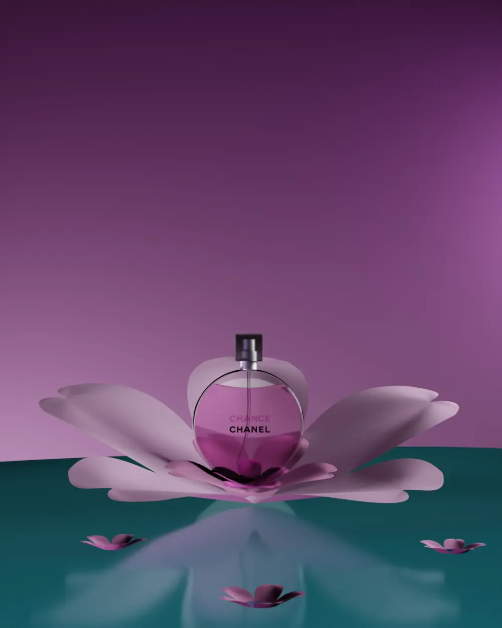 سأقدّم لك تصميم 3D فاخر وواقعي لمنتجك يعرضه بطريقة جذابة تبرز جماله وتلفت انتباه العملاء. أستخدم برنامج Blender لتصميم مشهد واقعي عالي الجودة يمكنك استخدامه في حملاتك التسويقية أو على السوشيال ميديا