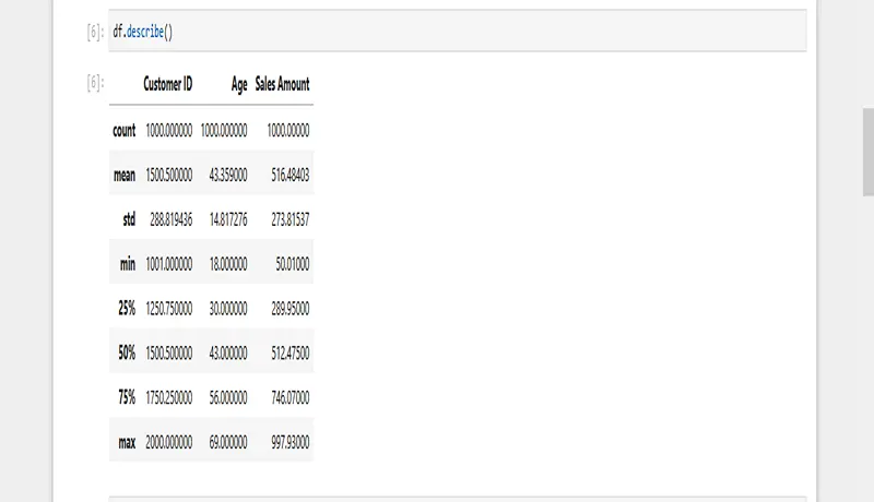 تحليل بيانات العملاء والمبيعات باستخدام Python و Jupyter Notbook