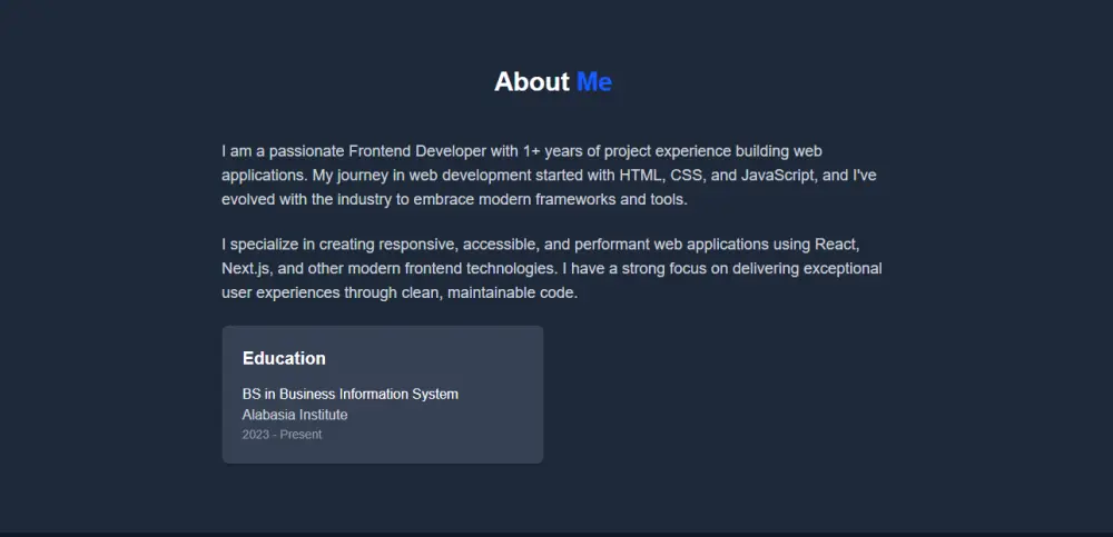 تطوير معرض اعمال احترافي (Portfolio)