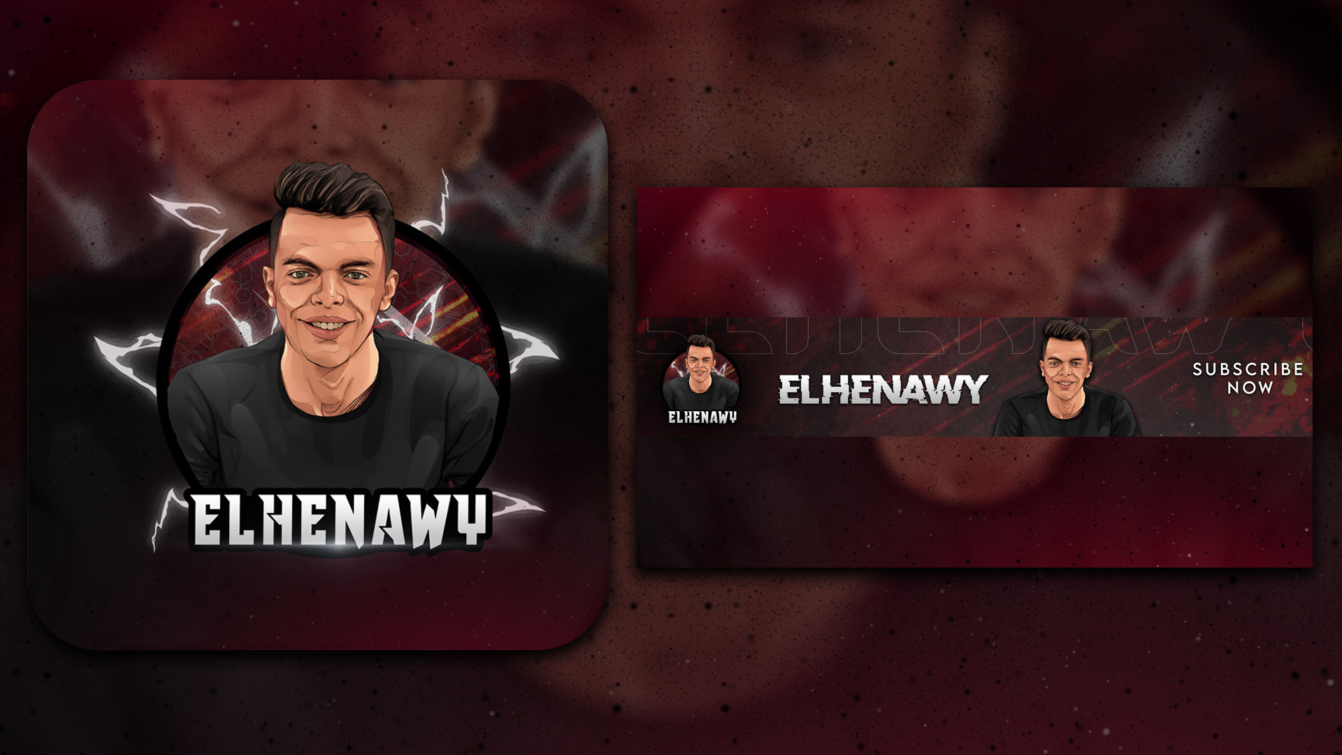 تصميم بنرات وتصميم شعارات كرتونيه