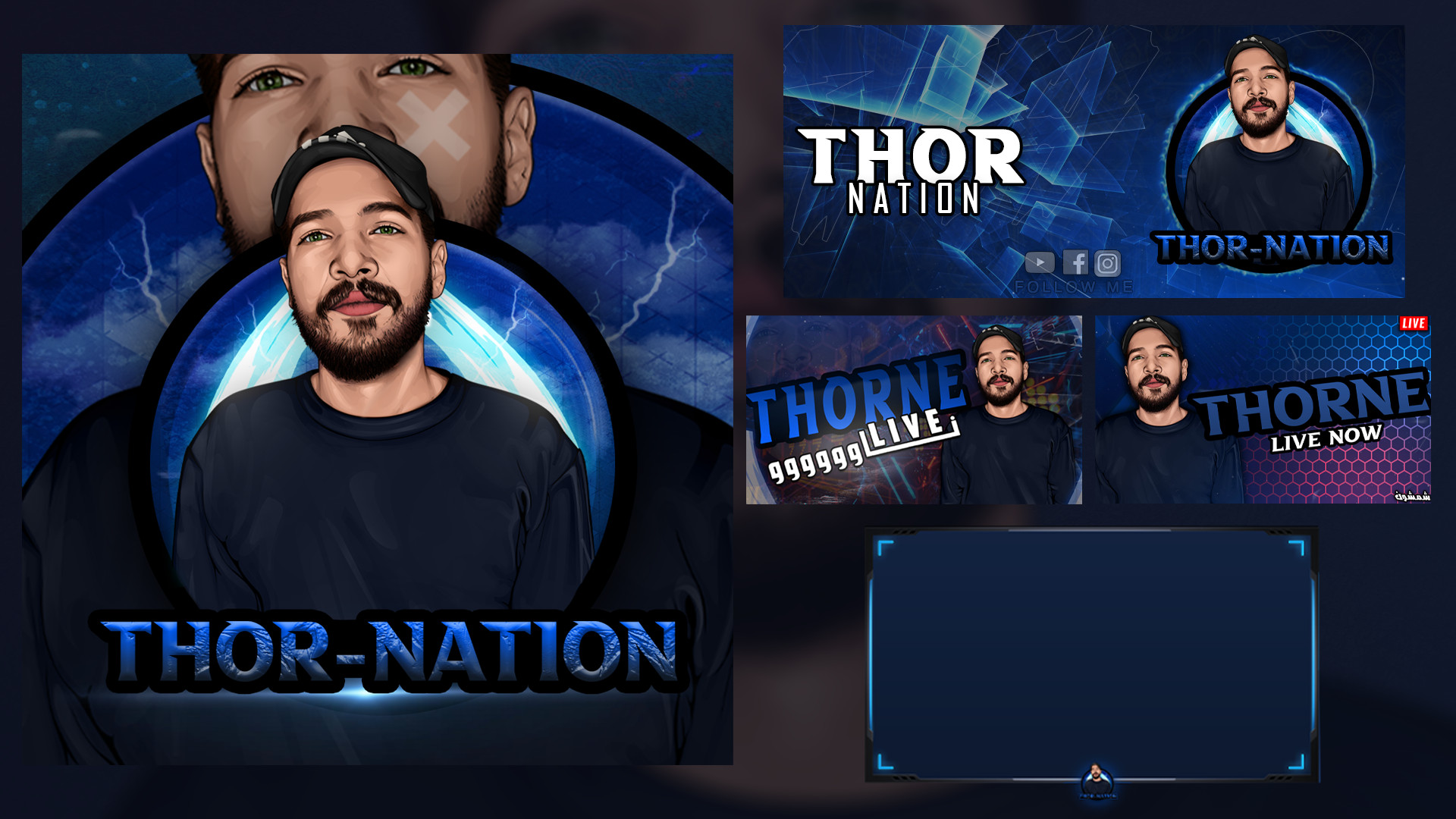 تصميم بنرات وتصميم شعارات كرتونيه