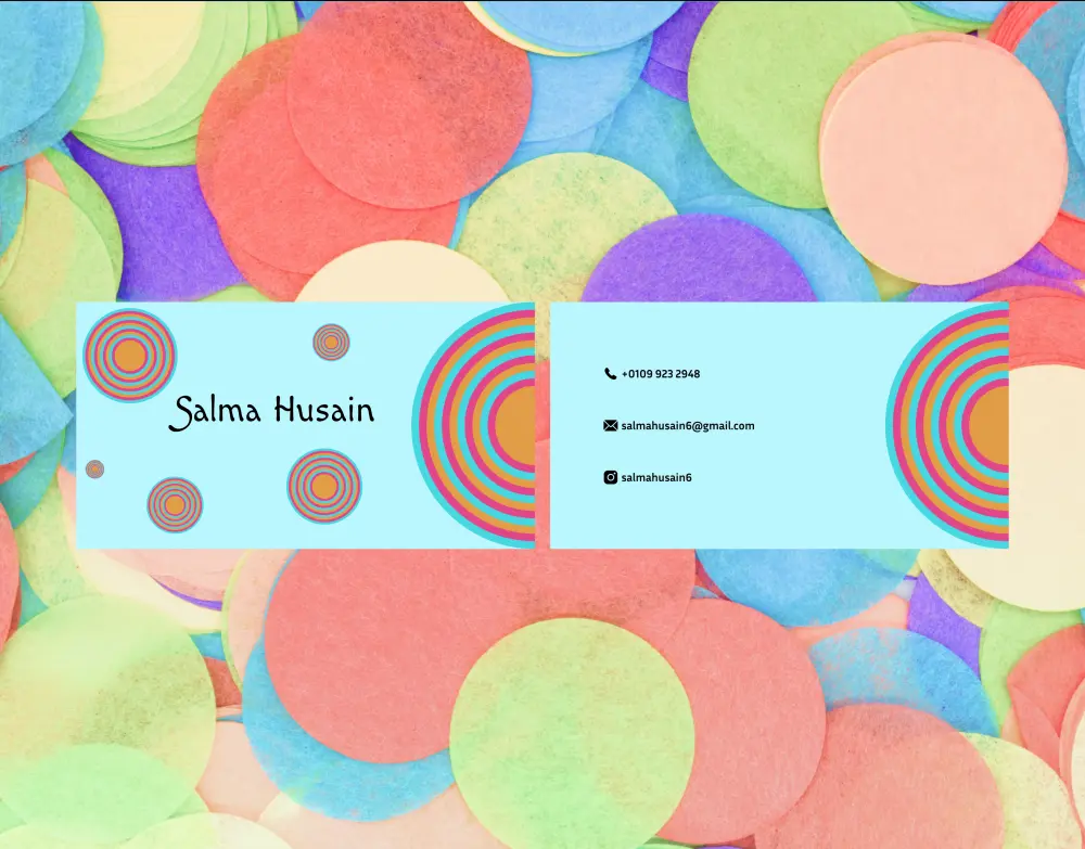 تصميم كروت مميزة وجذابة