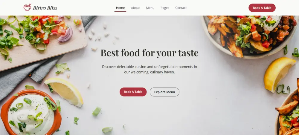 تصميم صفحة هبوط احترافية ومتجاوبة (4 صفحات أساسية) بإستخدام HTML, CSS, JavaScript