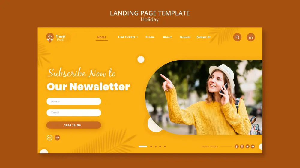 إنشاء صفحة هبوط Landing page احترافية متجاوبة Responsive
