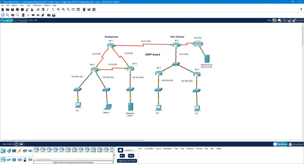 تصميم و تطوير شبكات عبر سيسكو