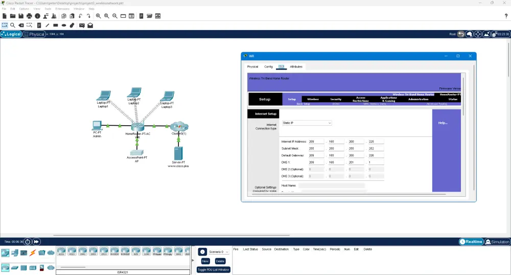 تصميم و تطوير شبكات عبر سيسكو
