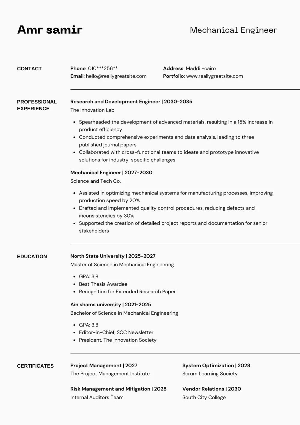 خدمة تصميم السيرة الذاتية (CV)