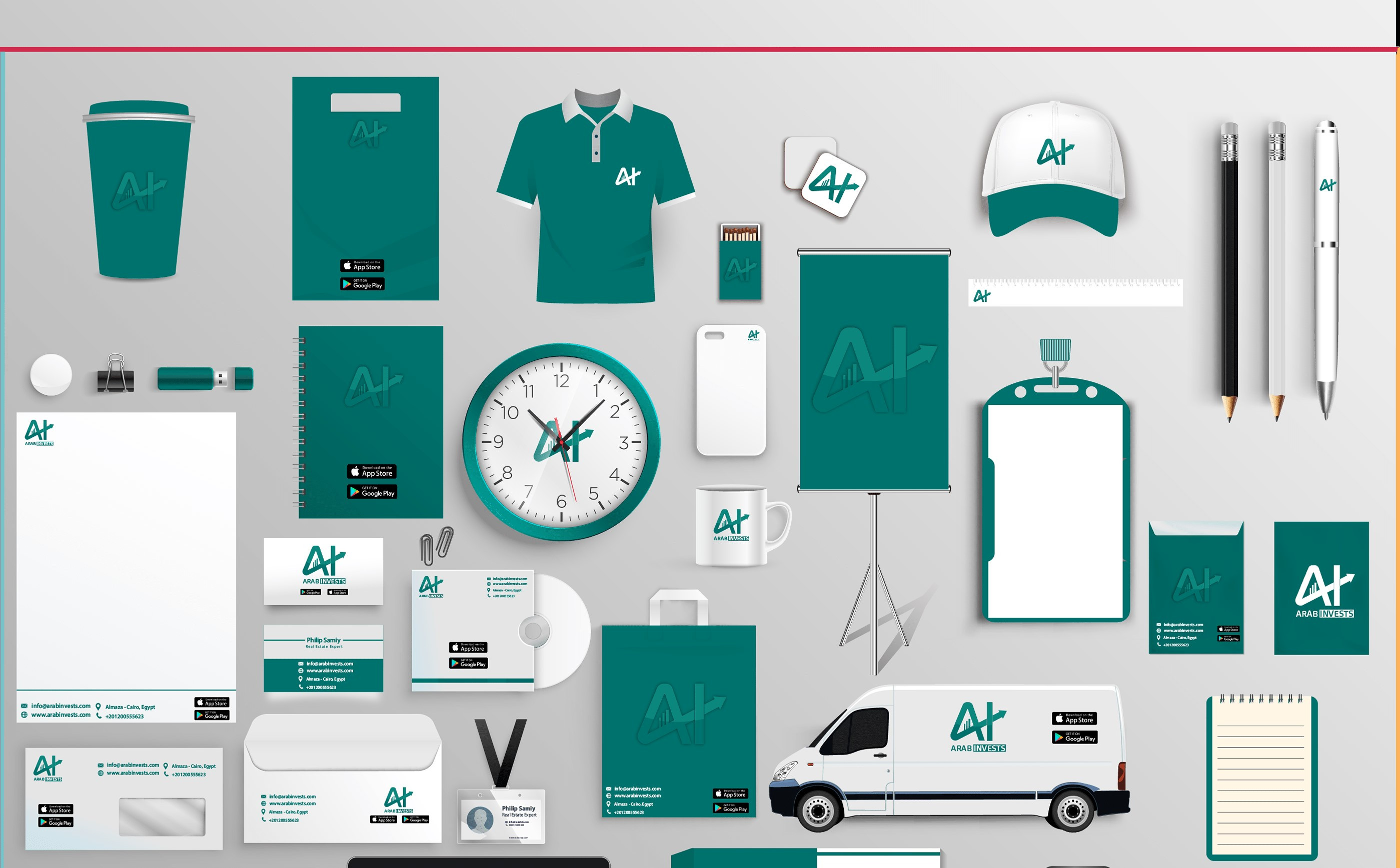 عمل هوية كاملة Full Brand Identity