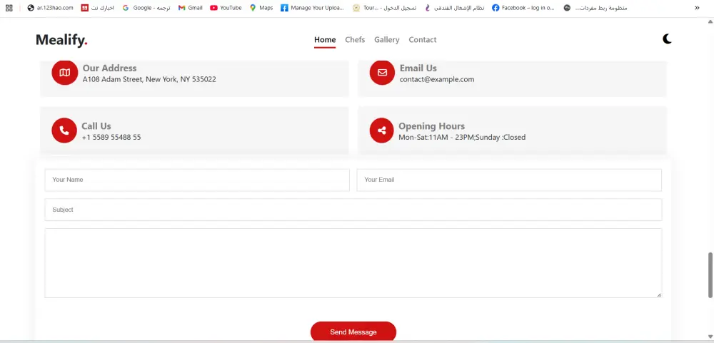 إنشاء صفحة هبوط بشكل احترافى باستخدام HTML,CSS,Javascript,Bootstrap