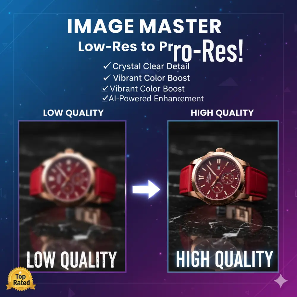 تحسين جودة الصور وجعلها عالية الدقة مع إزالة الضوضاء والتشويش باحترافية