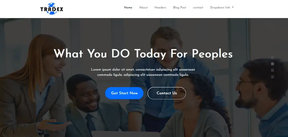 تصميم Landing Page احترافيه