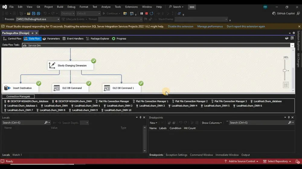 ETL متكاملة: استخراج، تنسيق وتخزين البيانات مع بناء Data Warehouse