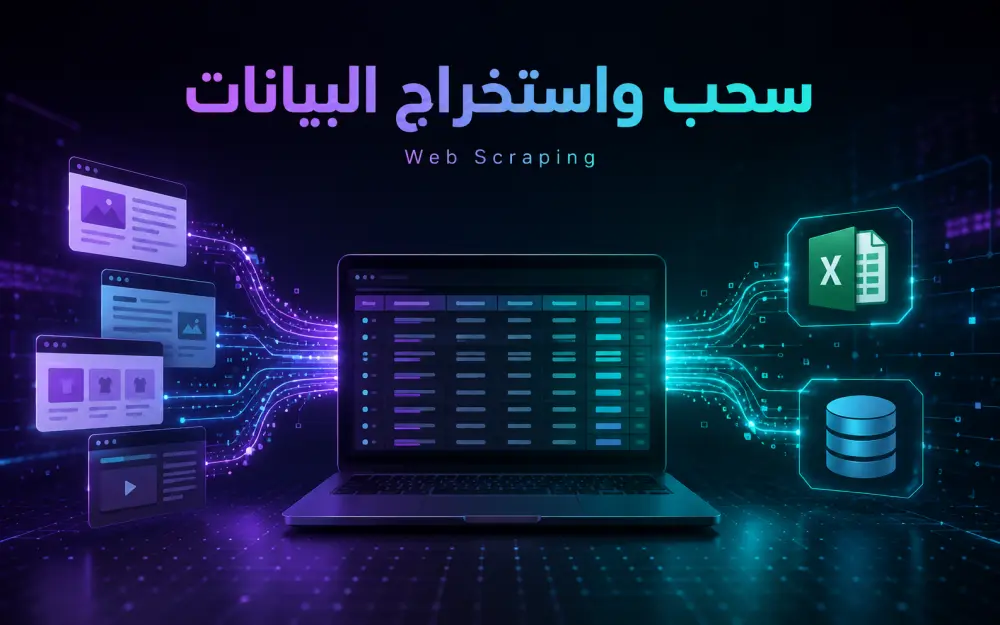 خدمة سحب واستخراج البيانات من المواقع والمتاجر الإلكترونية (Web Scraping) باستخدام Python