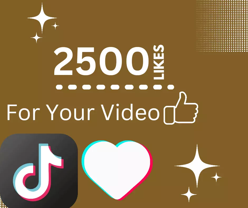 2500 لايك علي فيديو الخاص بك في منصة تيك توك