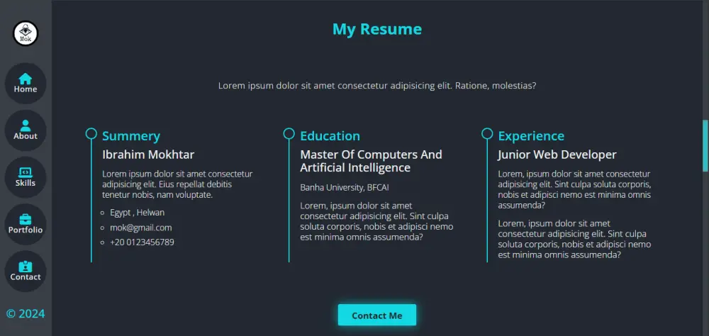 بناء وتصميم Portfolio مميز لعرض أعمالك بشكل جذاب ومتجاوب