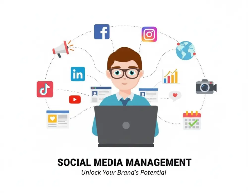 اداره صفحات المنصات الاجتماعي - سوشيال ميديا