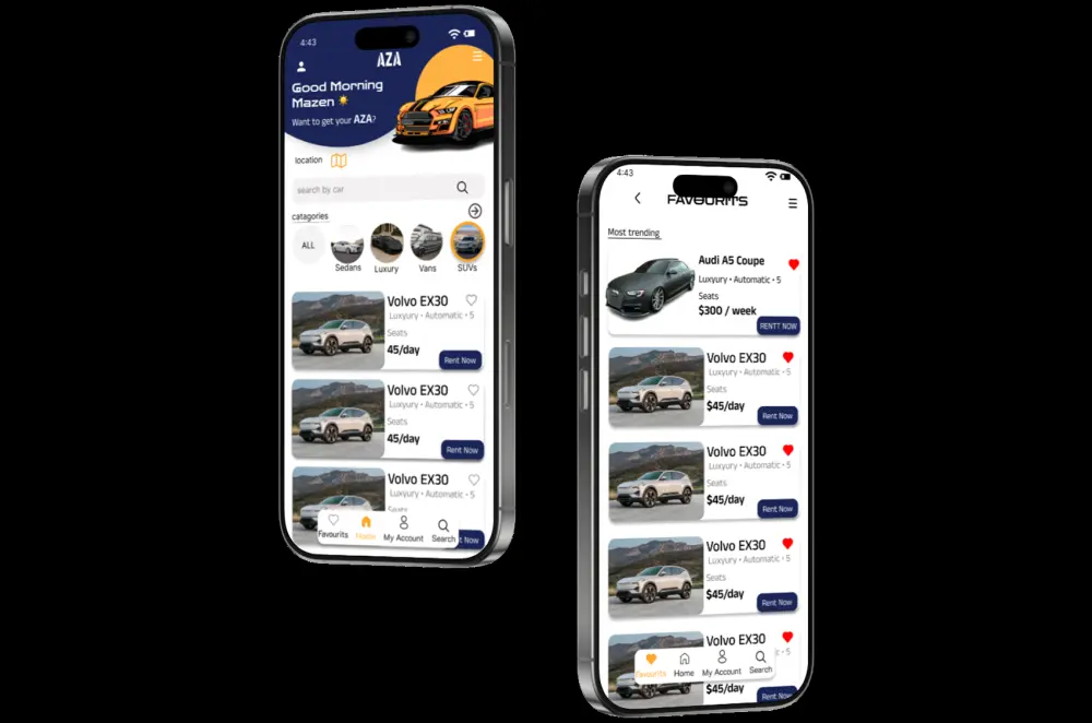 تصميم وجهات UI