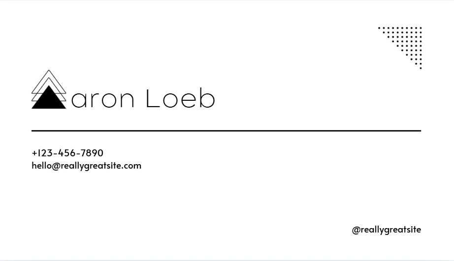 تصميم بطاقة عمل (Business Card) احترافية تعكس هوية علامتك التجارية بأسلوب مميز