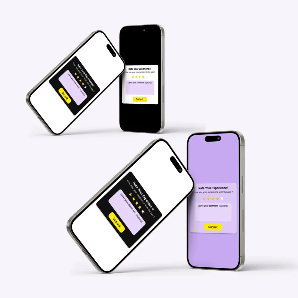 تصميم واجهة لتطبيق موبايل او ويب مكون من شاشة واحدة او صفحتين للمواقع