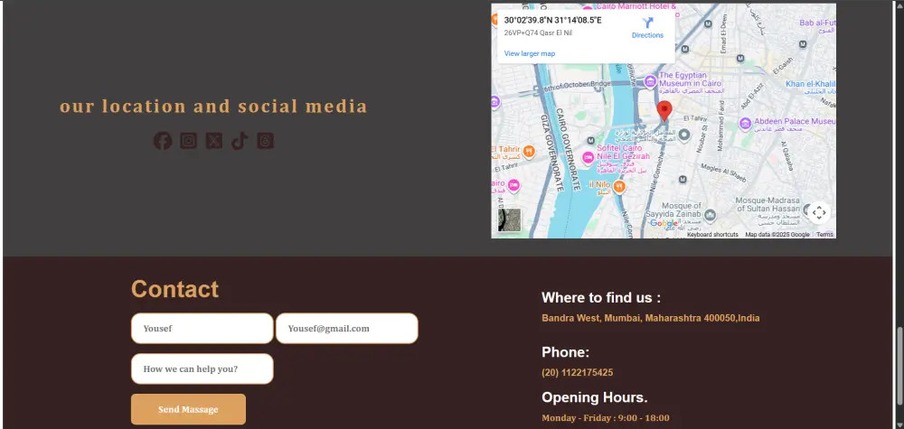 سوف اقوم بعمل موقع لكافيه متجاوب مع جميع الاجهزة ومنظم بحيث يتيح تجربة سهلة للمستخدم