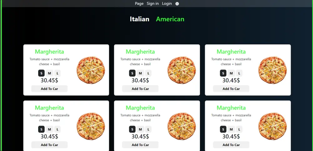 سوف اقوم بعمل موقع بيتزا متجاوب مع جميع الاجهزة ومنظم بحيث يتيح تجربة سهلة للمستخدم