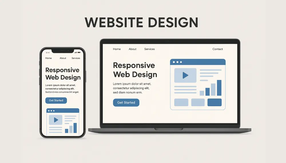 تصميم وتطوير موقع ويب إحترافى