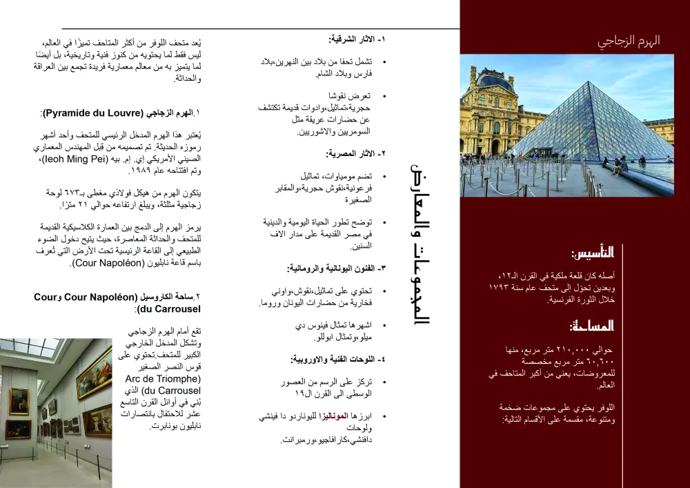 سأقوم بتصميم بروشور احترافي وجذاب يُبرز هوية علامتك التجارية ويعرض معلوماتك بشكل منظم وملفت، مع مراعاة أعلى معايير الجودة والتناسق البصري.