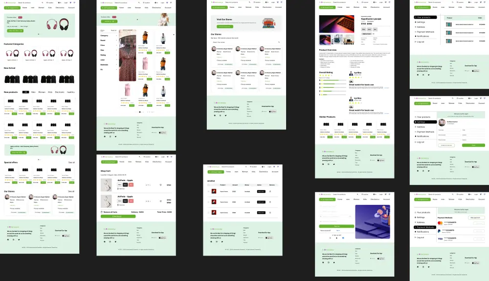 تصميم واجهات مواقع وتطبيقات  المستخدم UI/UX باحترافية