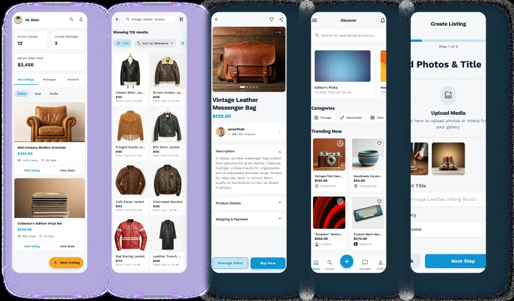 تصميم واجهات مواقع وتطبيقات  المستخدم UI/UX باحترافية