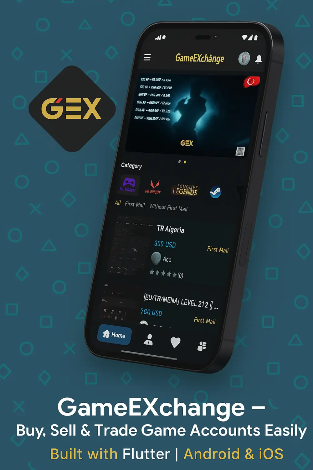 GameEXchange (flutter)