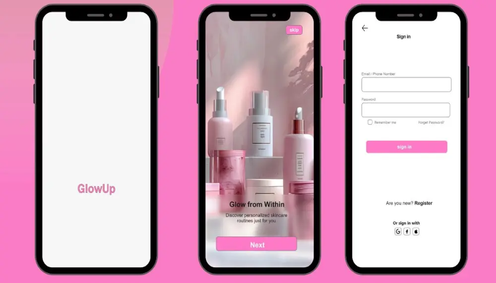 تصميم صفحات التسجيل