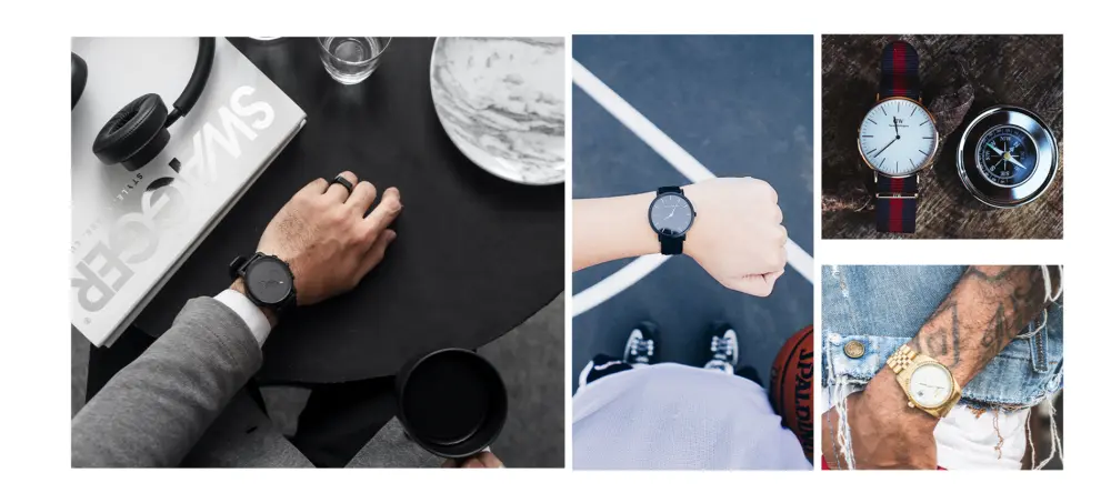 موقع تجارة إلكترونية حديث للساعات