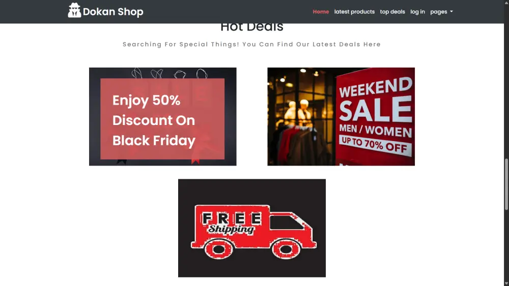 موقع تجارة إلكترونية حديث للملابس