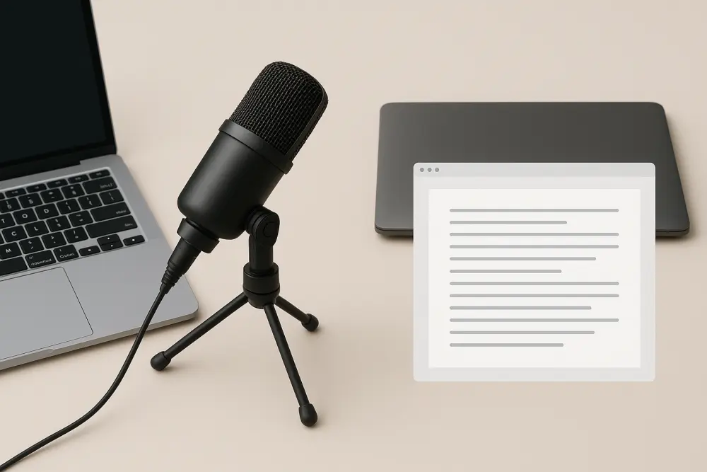 تفريغ الملفات الصوتية أو الفيديوهات إلى نص مكتوب في ملف وورد منسق بدقة