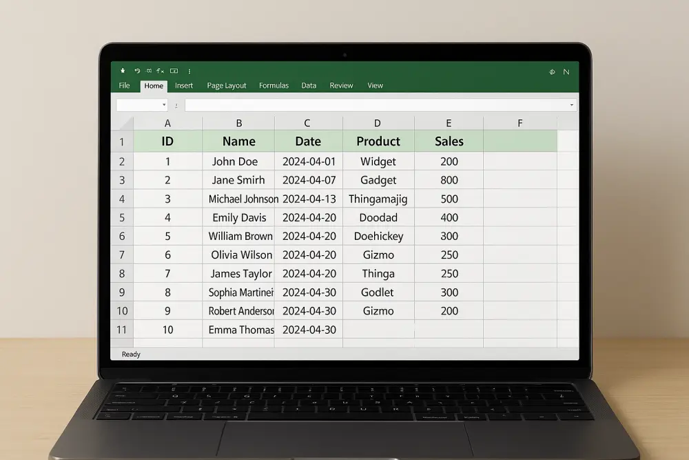 إدخال البيانات إلى Excel وتنسيقها بشكل منظم واحترافي
