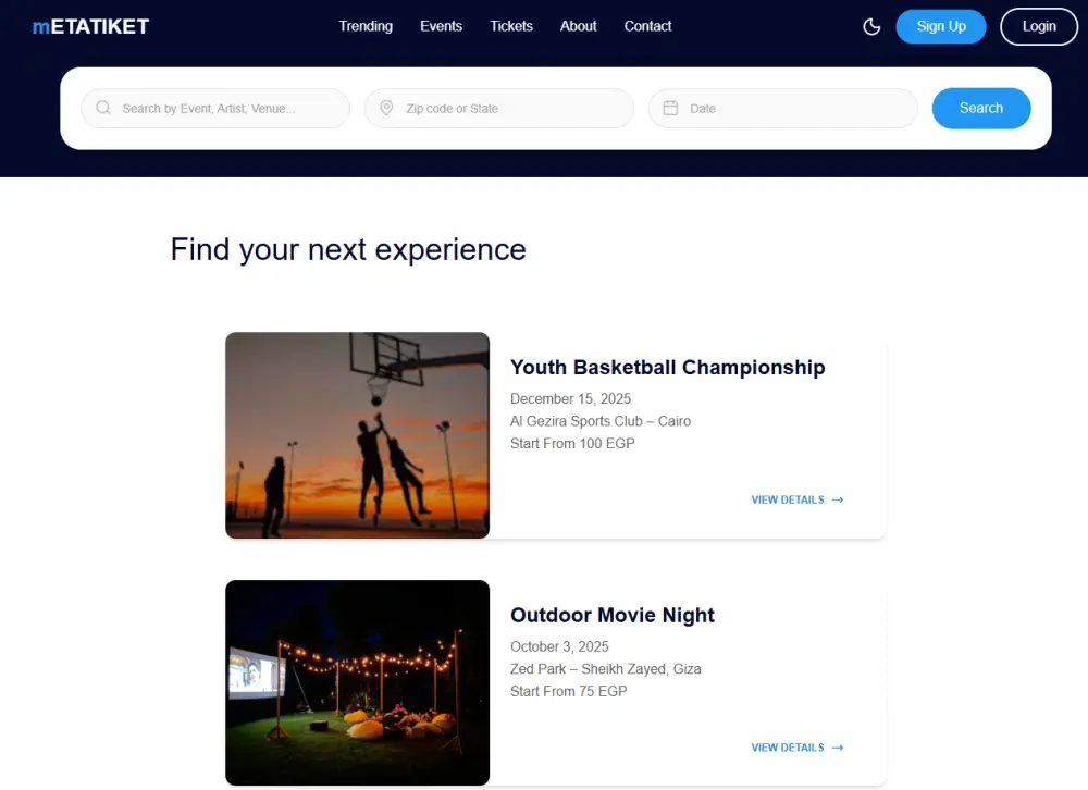 خدمة تصميم وتطوير مواقع ويب احترافية باستخدام React / MERN Stack