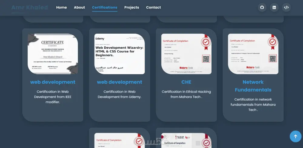 إنشاء بورتفوليو احترافي يعكس مهاراتك وخبراتك – صفحة واحدة أو متعددة