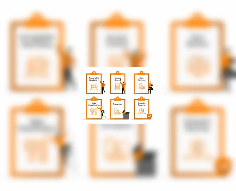 إعداد سياسات وإجراءات أمن المعلومات وفق معايير ISO 27001 وNIST