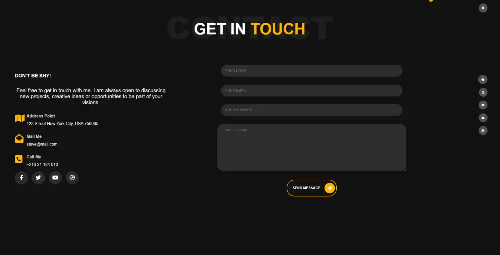 تصميم Portfolio احترافي.