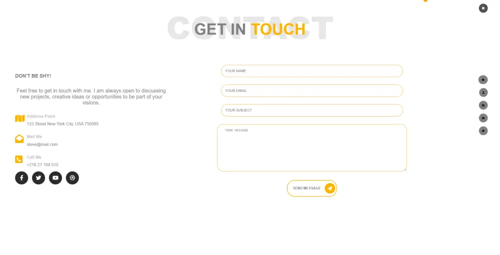 تصميم Portfolio احترافي.