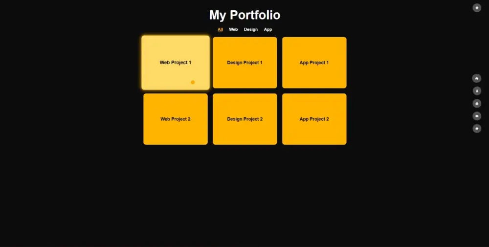 تصميم Portfolio احترافي.