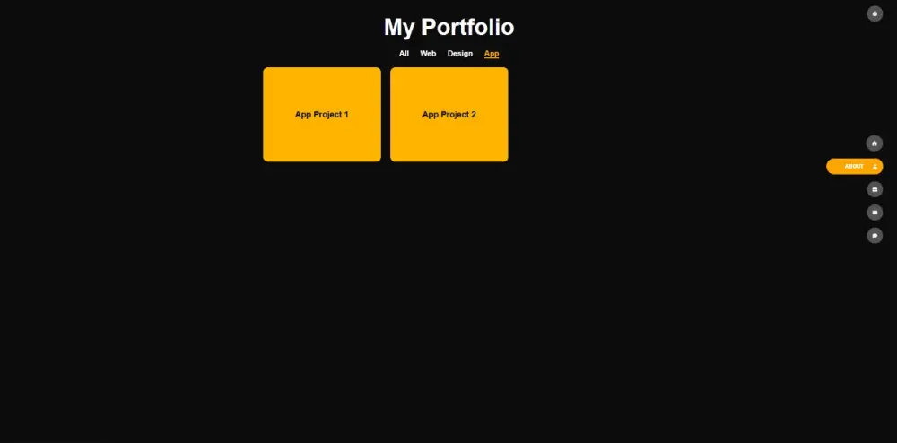 تصميم Portfolio احترافي.