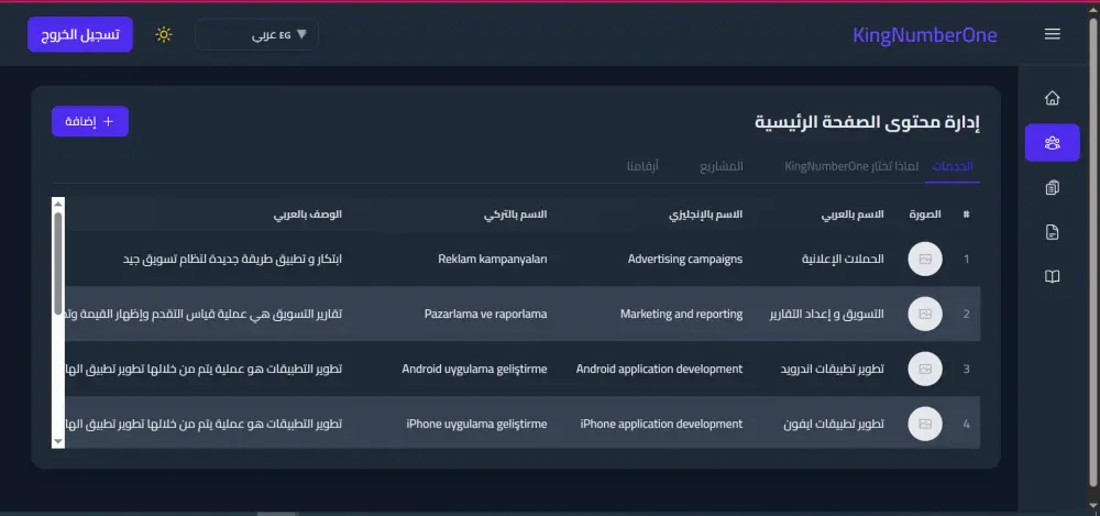 عمل موقع الكترونى احترافى ومتجاوب بلغة php