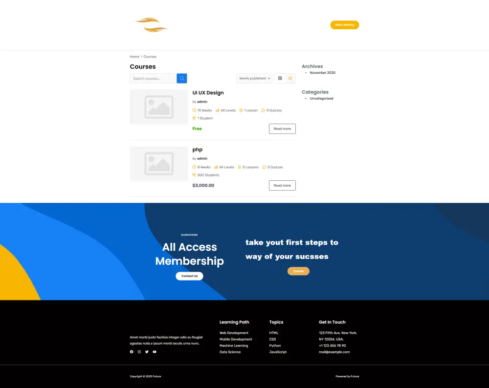 انشاء موقع وردبريس كامل وتخصيصه ليتناسب مع احتياجاتك